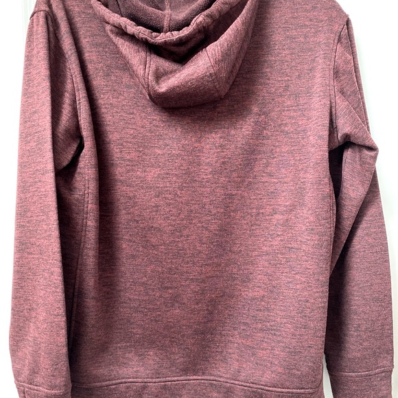 Burton full zip maroon heather with hood men’s S - Picture 5 of 5